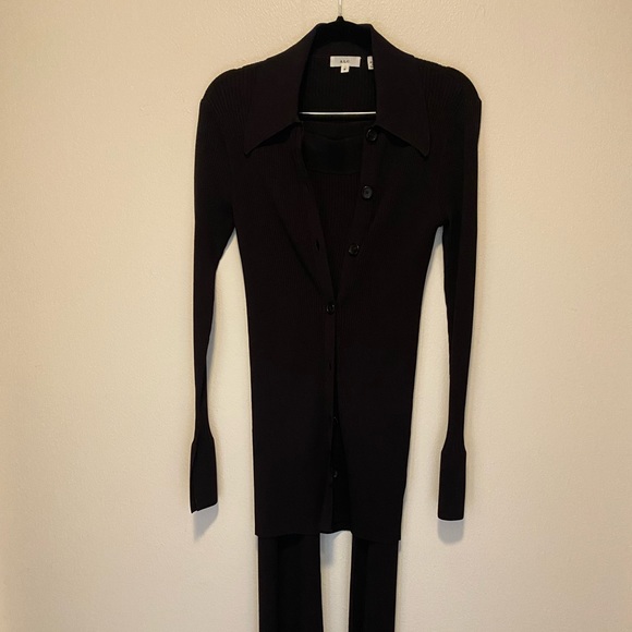 A.L.C. Rib knit matching pant suit. - Picture 1 of 8